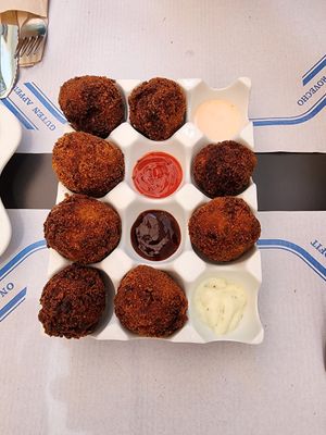 Croquetas at Fast Vegan in Fuengirola