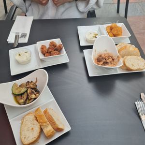 Some tapas at Fast Vegan in Fuengirola