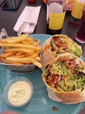 Vegan tex mex wrap  at Fast Vegan in Fuengirola