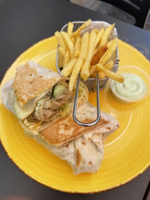 Vegan kebab wrap  at Fast Vegan in Fuengirola