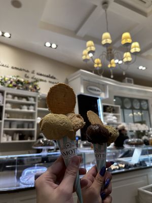  at Gelateria Iamotti in Rome