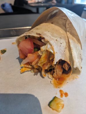 Classy wrap at Nøne Meat in Hamburg