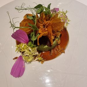 Penacotta de Espinafres at Hotel Quinta das Lágrimas in Coimbra