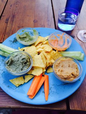 Dip it - very tasty, different dips. Big portion. After that i wasn't able to eat a main course. :-)  at Paprika in Granada