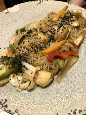 Wok-Fried Veg with Tofu.  at Paprika in Granada