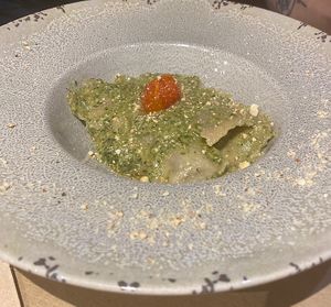 Fresh pasta alpesto  at Paprika in Granada