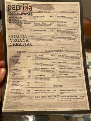   at Paprika in Granada