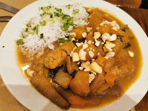 Thai curry at Paprika in Granada