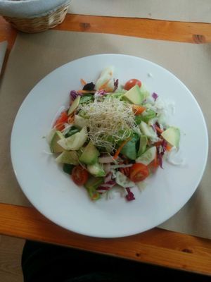 Salad at Paprika in Granada