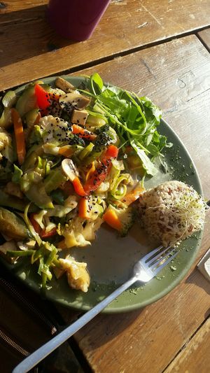 Vegan curry at Paprika in Granada