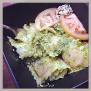 Pesto ravioli at Paprika in Granada
