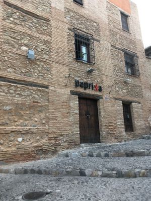Entrance at Paprika in Granada