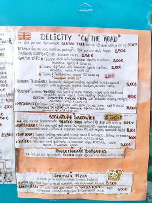 March 2022 food menu at FuerteTruck - Maybe closed in Fuerteventura