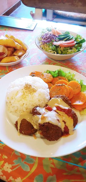 Falafel at Falafel Garden in Kyoto