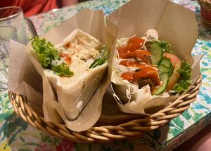   at Falafel Garden in Kyoto