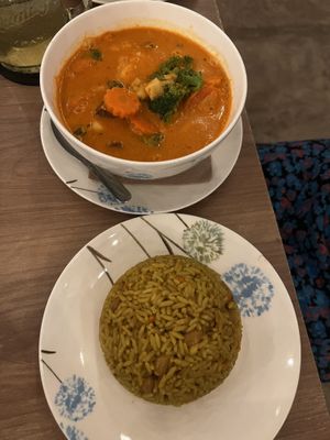 Red curry at Thai Thai in Merida