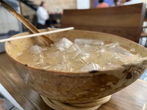 Delicious drink. I’d post my tacos 🌮 picture but they were made with lard and so only veg, not vegan (rules for posting pix here)    at Ix Kool in Cozumel