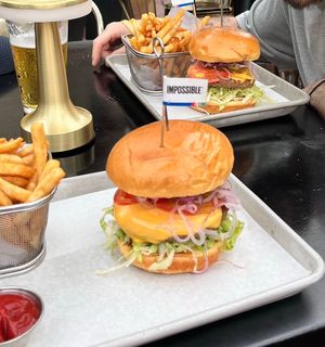   at Burger Meister in Miami Beach