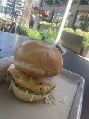   at Burger Meister in Miami Beach