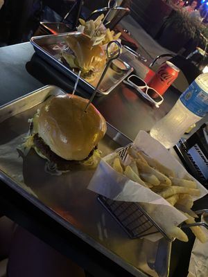   at Burger Meister in Miami Beach