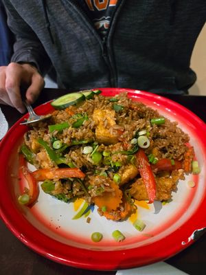 Basil fried rice at Daughter Thai in Lovettsville
