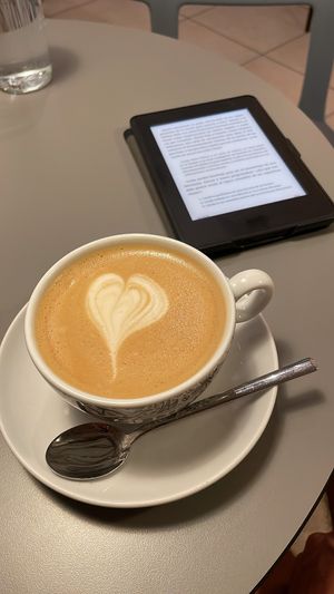 Oat latte  at D16 Coffee in Split