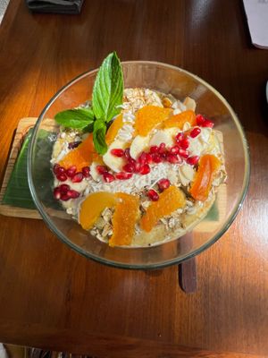 Mango & cardamom bowl  at Arcana in Playa Del Carmen