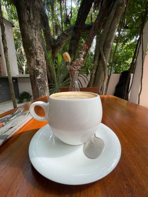 Capuccino at Arcana in Playa Del Carmen