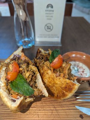 Shawerma at Arcana in Playa Del Carmen