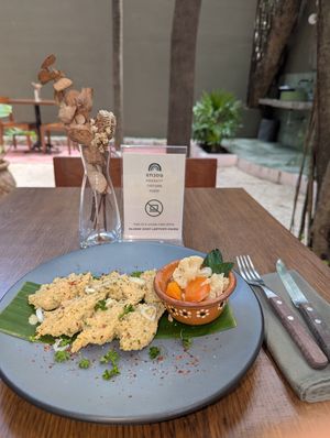 Lentil kufta at Arcana in Playa Del Carmen
