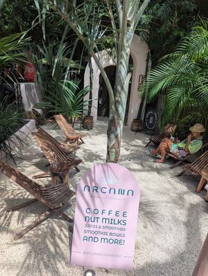 Patio at Arcana in Playa Del Carmen