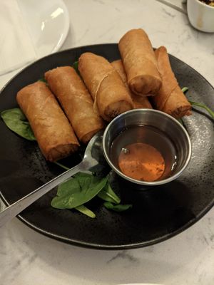 Crispy spring rolls at Araya's Place - University District in Seattle