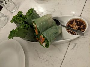 Lettuce rolls at Araya's Place - University District in Seattle