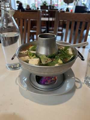 Garden veggie soup  at Araya's Place - University District in Seattle