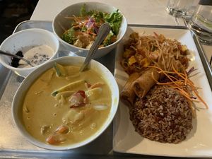 Lunch special with curry    at Araya's Place - University District in Seattle