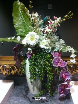 I couldn't believe how fancy the bathroom was here.  at Araya's Place - University District in Seattle