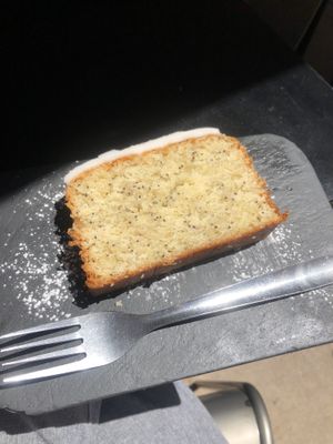 Bizcocho de limon  at SANTA coffee in Malaga