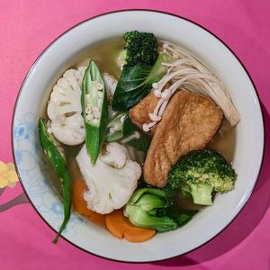 Vegetarian Pho at Paper Rice in East Singapore