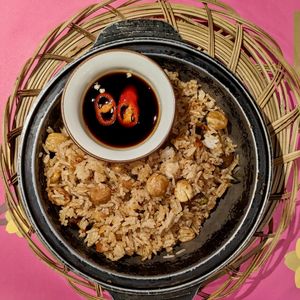 Lotus Claypot Rice at Paper Rice in East Singapore