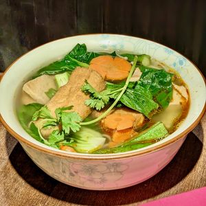 Spicy Vegetarian Noodles at Paper Rice in East Singapore