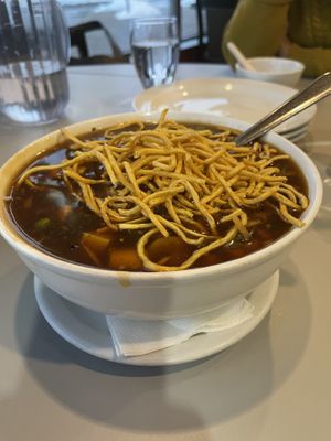 Large Veggies Manchurian Soup - Vegan  at Asian Wok n Roll - Millcreek Dr in Mississauga