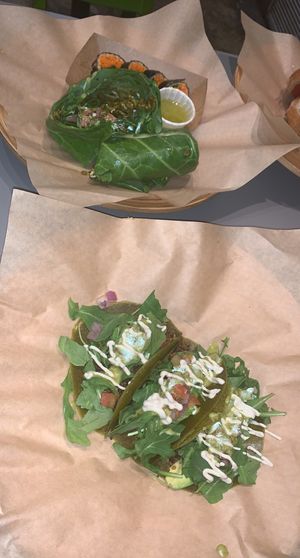 Rockin tacos at Green Seed Vegan in Houston