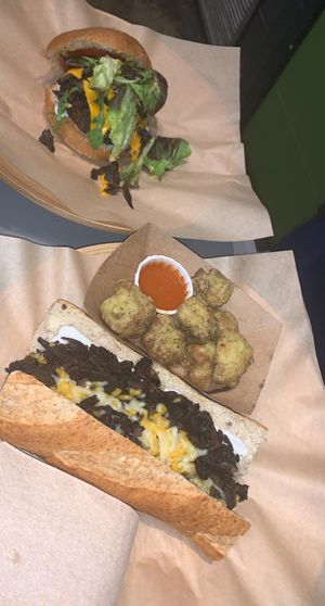 Delicious sandwiches  at Green Seed Vegan in Houston