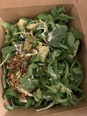The notyo salad. The picture doesn’t do it justice. This salad was absolutely delicious. Highly recommend   at Green Seed Vegan in Houston
