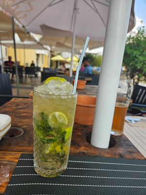 Delicious Mojito and Signum craft beet at Art'aska in Silves