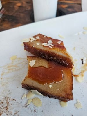 Fire Water pudding at Art'aska in Silves