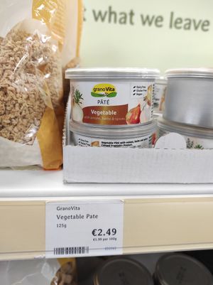 Vegan pate at Holland & Barrett in Cork