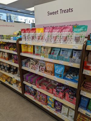 Vegan treats at Holland & Barrett in Cork