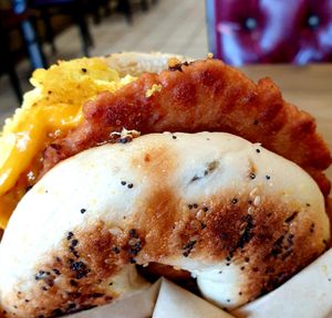 vegan spam at Nice Burger in Stanton