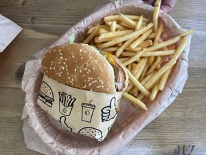 Cali Burger w/Fries   at Nice Burger in Stanton